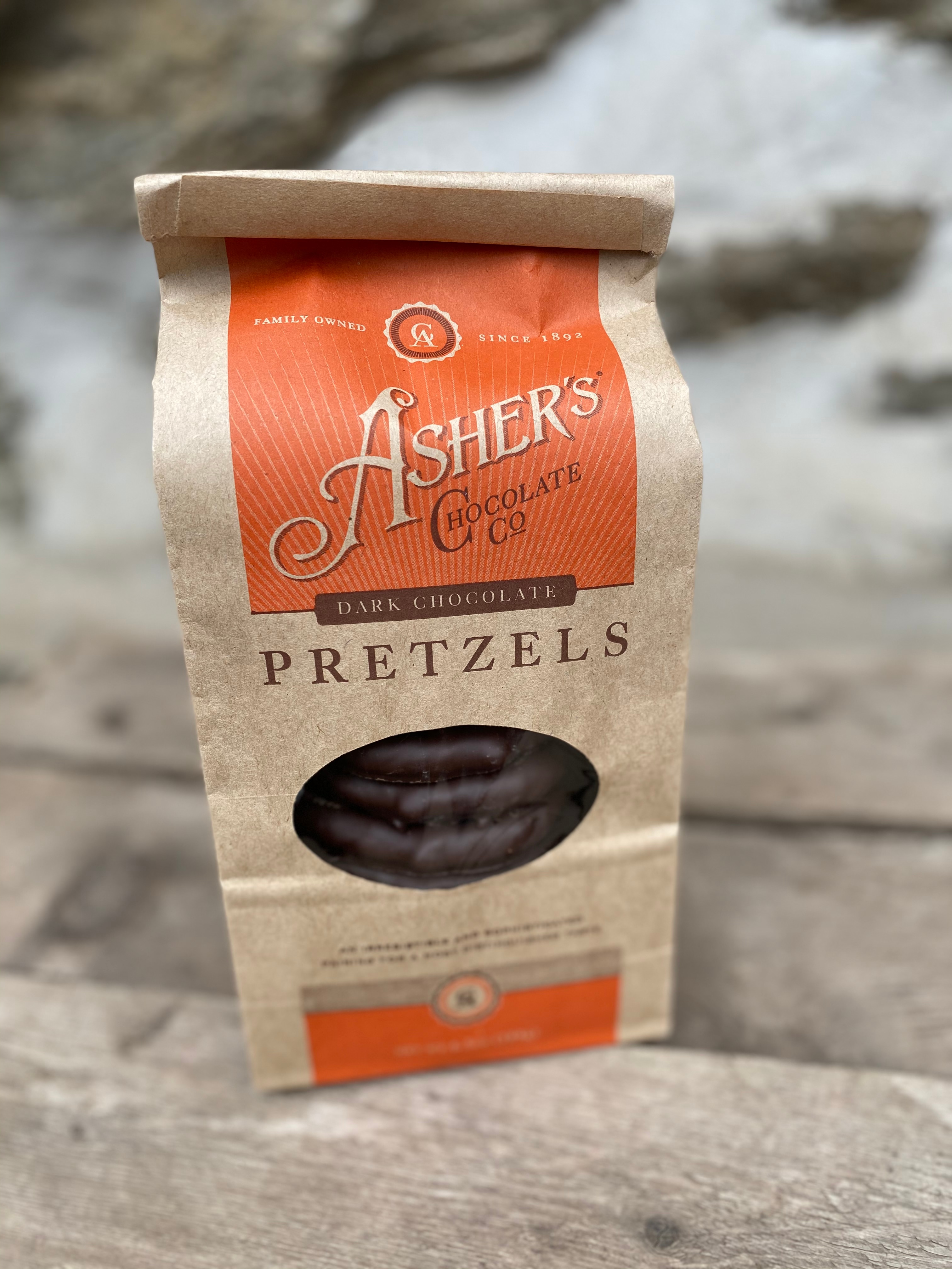 Asher's Dark Chocolate Pretzels